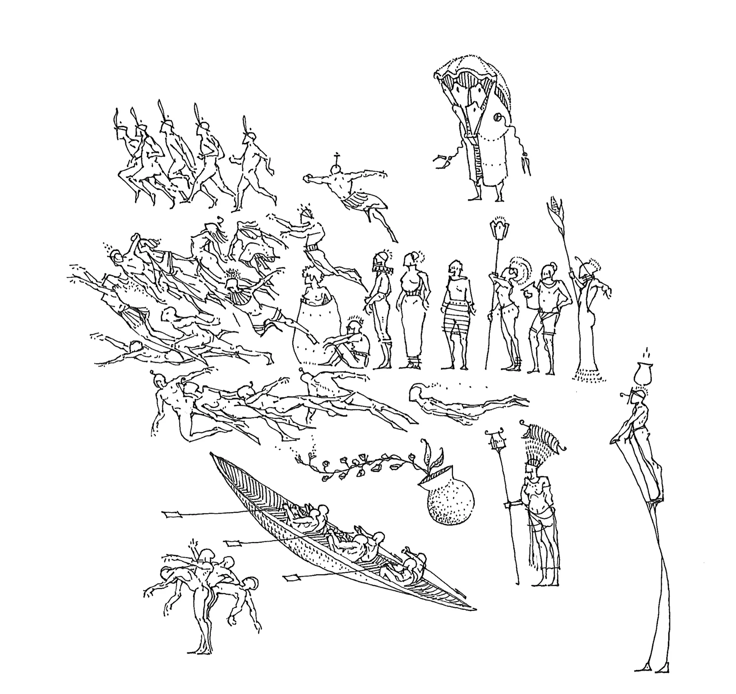 La procesión