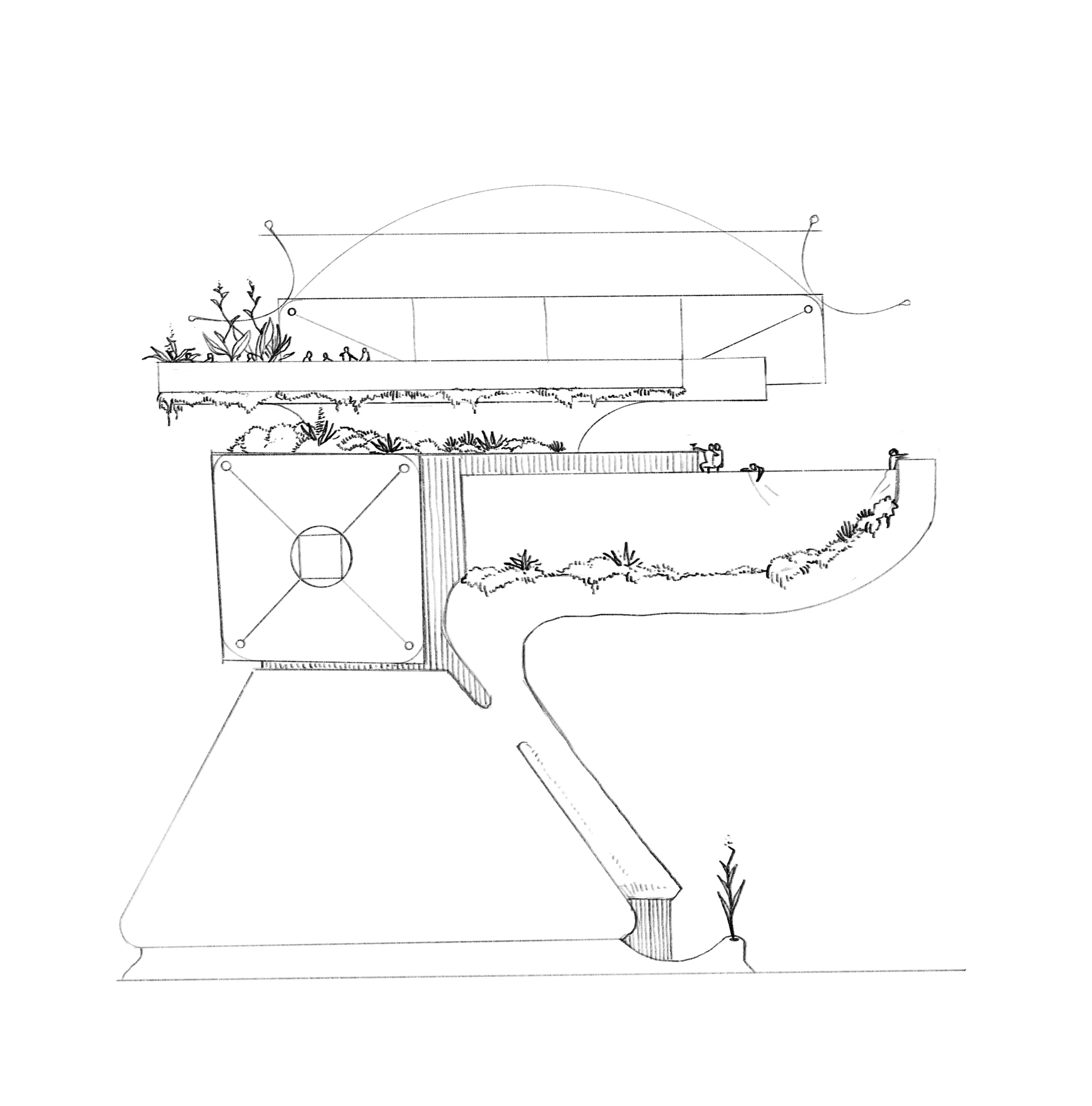 El mirador voladizo