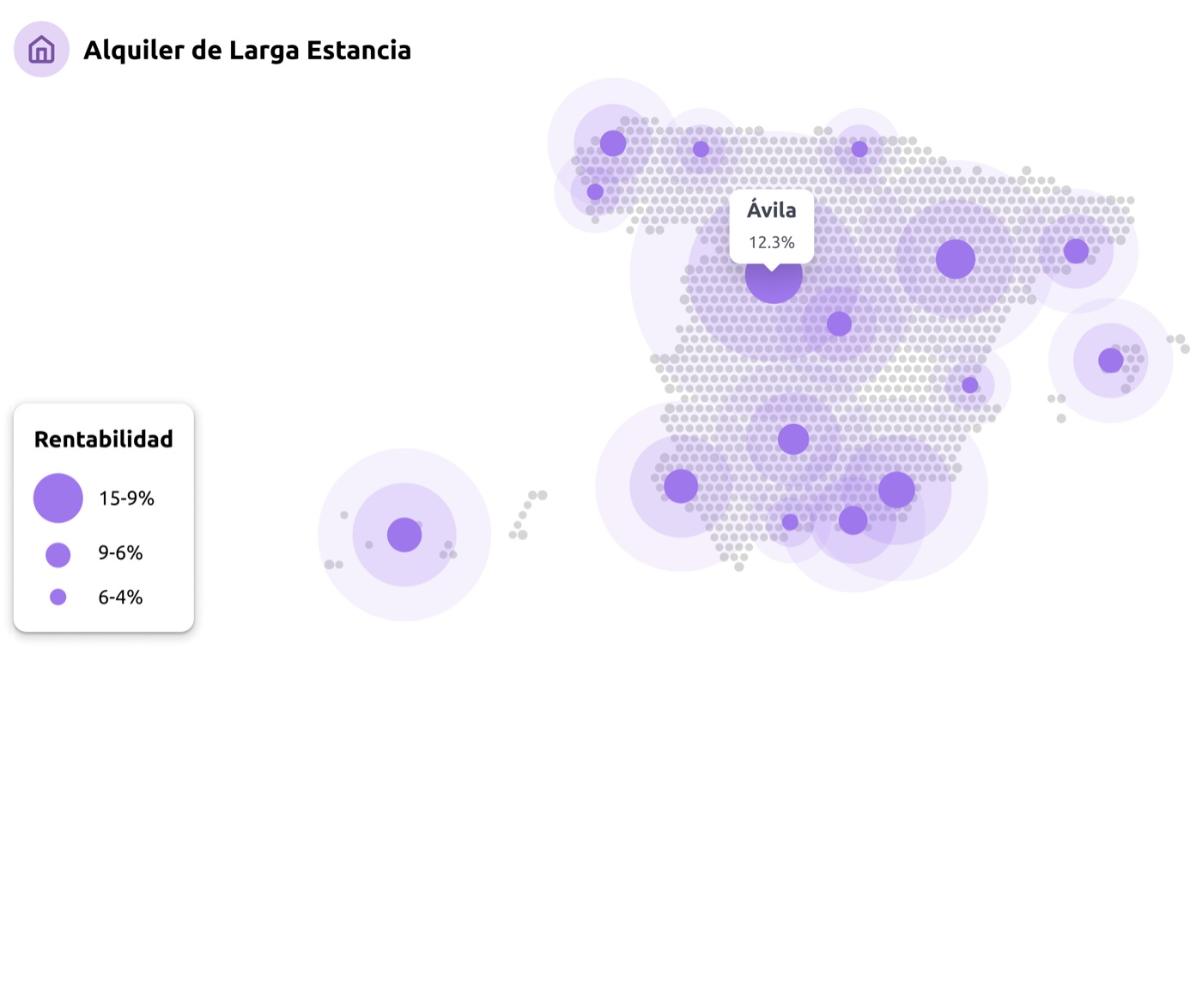 Mapa de rentabilidad por zona